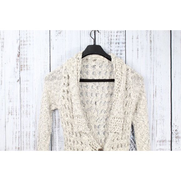 Soft Surroundings Teresa Crochet Cardigan Cream Size Medium - Picture 3 of 10
